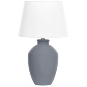 Lampa stołowa Arcos Ceramika Szary 1 szt.