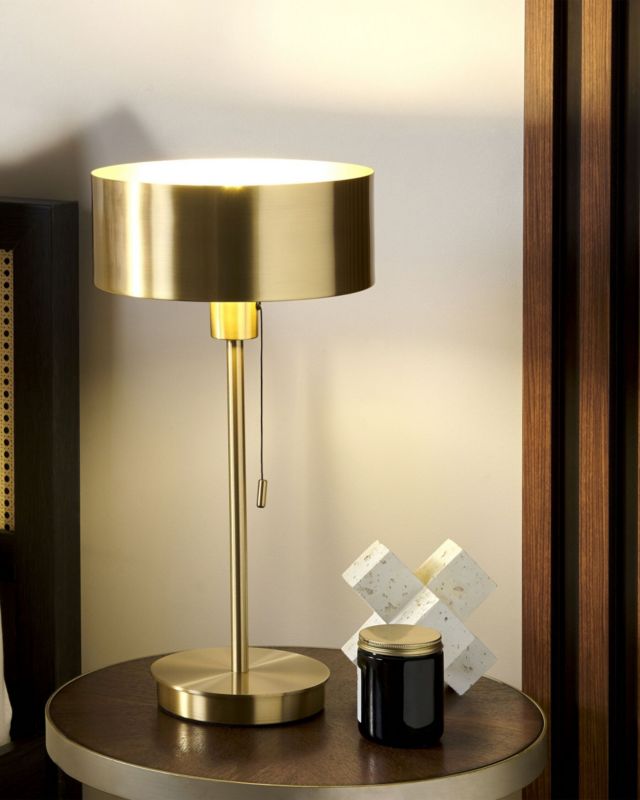 Lampa stołowa Aripo Z portem USB Metal Złoty 1szt.