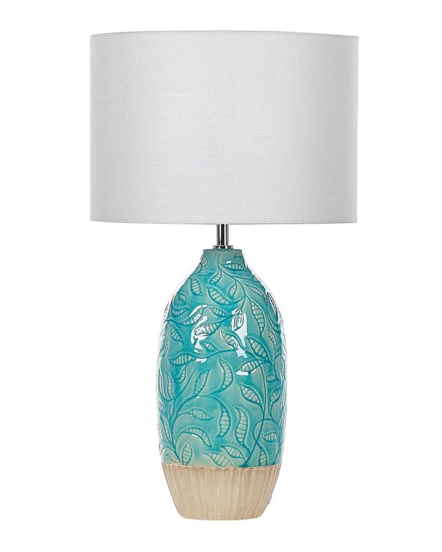 Lampa stołowa Ataba Ceramika Niebieski 1 szt.