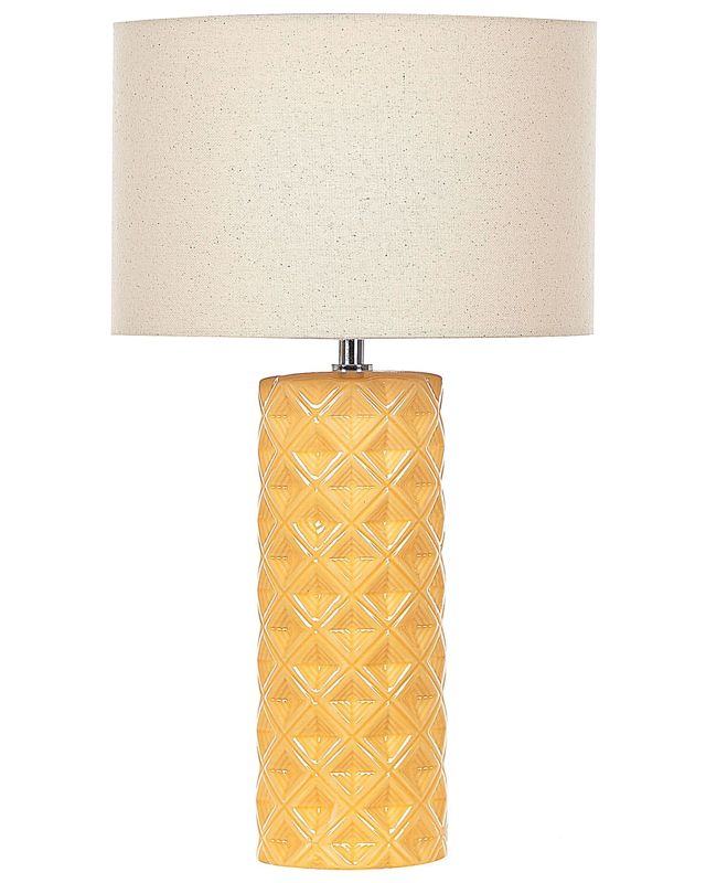 Lampa stołowa Balonne Ceramika Żółty 1 szt.