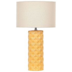 Lampa stołowa Balonne Ceramika Żółty 1 szt.