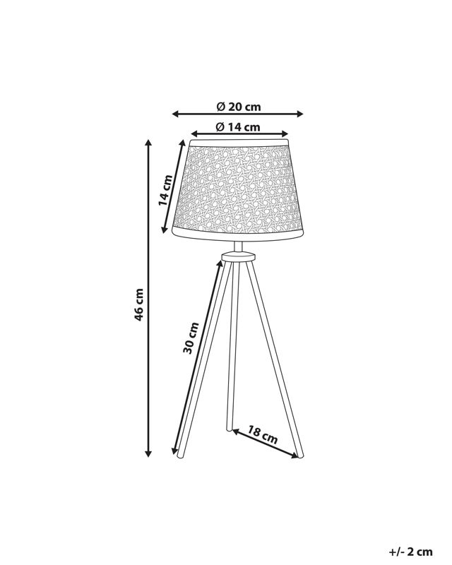 Lampa stołowa Boetica Rattan Naturalny 1szt.
