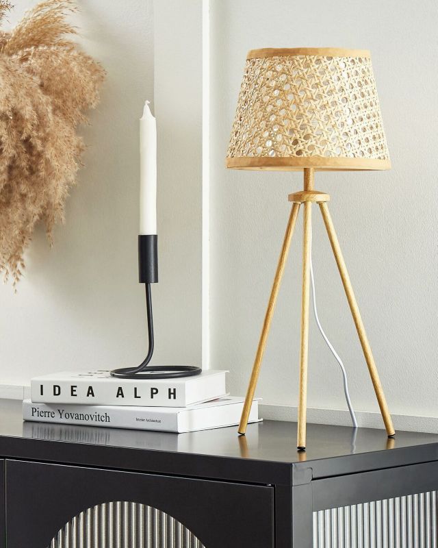 Lampa stołowa Boetica Rattan Naturalny 1szt.