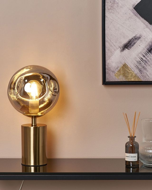 Lampa stołowa Boyd Metal Mosiężny 1szt.