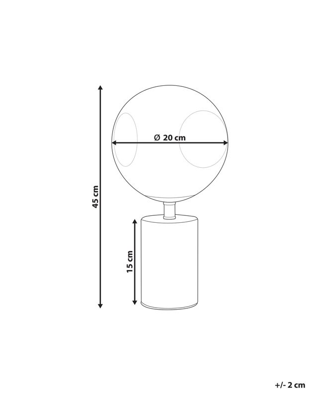 Lampa stołowa Boyd Metal Mosiężny 1szt.