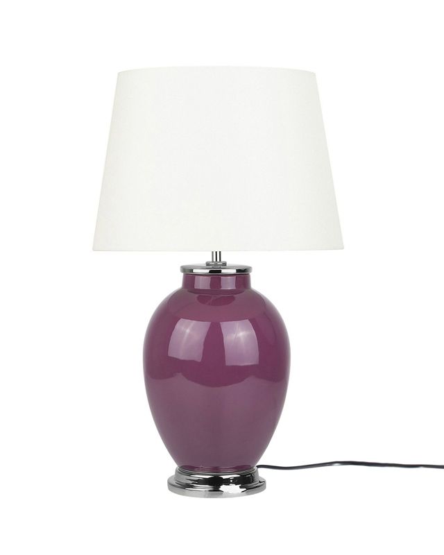 Lampa stołowa Brenta Ceramika Purpurowy 1 szt.