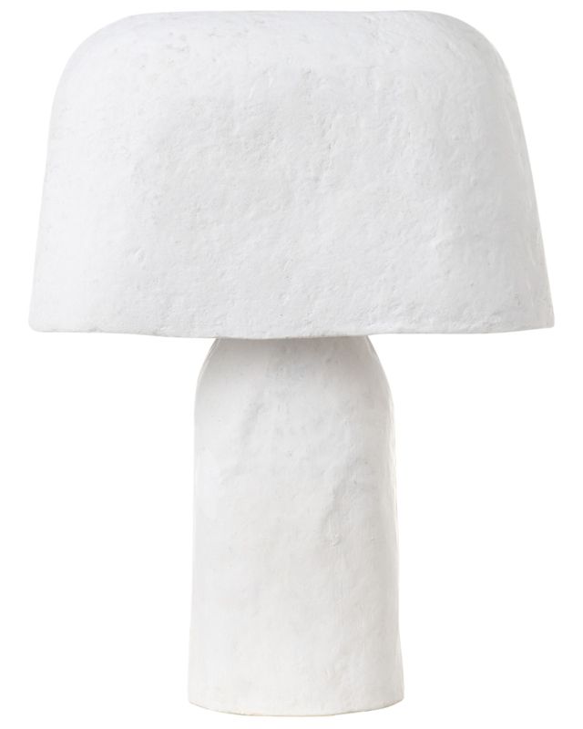 Lampa stołowa Carrasco Papier-mâché Biały 1szt.