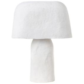 Lampa stołowa Carrasco Papier-mâché Biały 1szt.