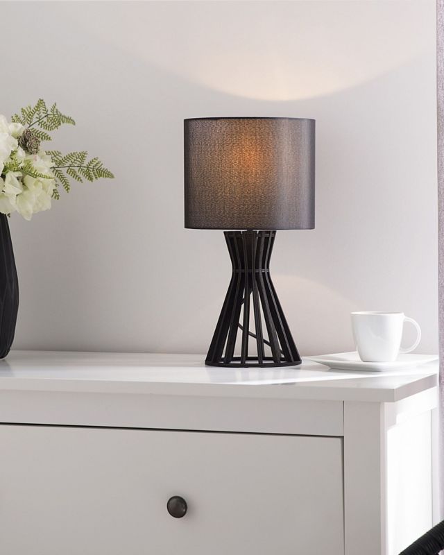 Lampa stołowa Carrion Czarny 1 szt.