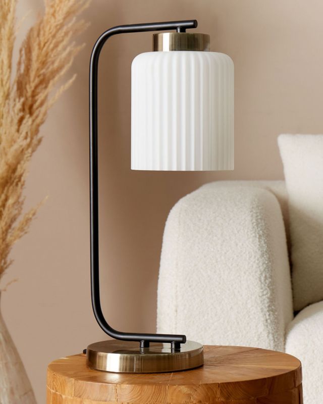 Lampa stołowa Caudelo Metal Czarny 1 szt.