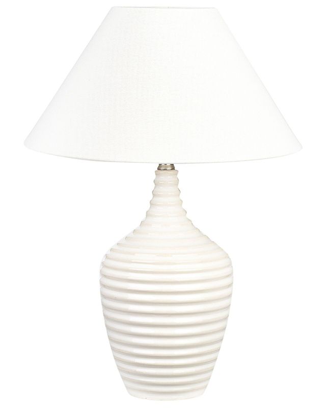 Lampa stołowa Celeste Ceramika Kremowy 1 szt.