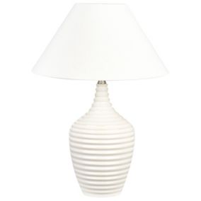 Lampa stołowa Celeste Ceramika Kremowy 1 szt.