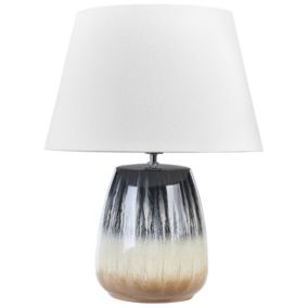 Lampa stołowa Cidra Ceramika Szary 1 szt.