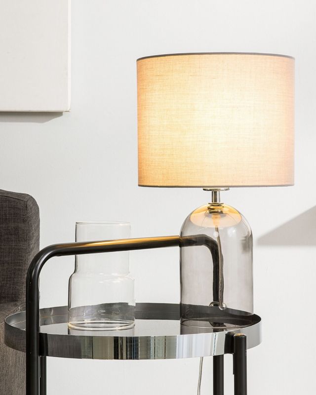 Lampa stołowa Devoll Szary 1 szt.