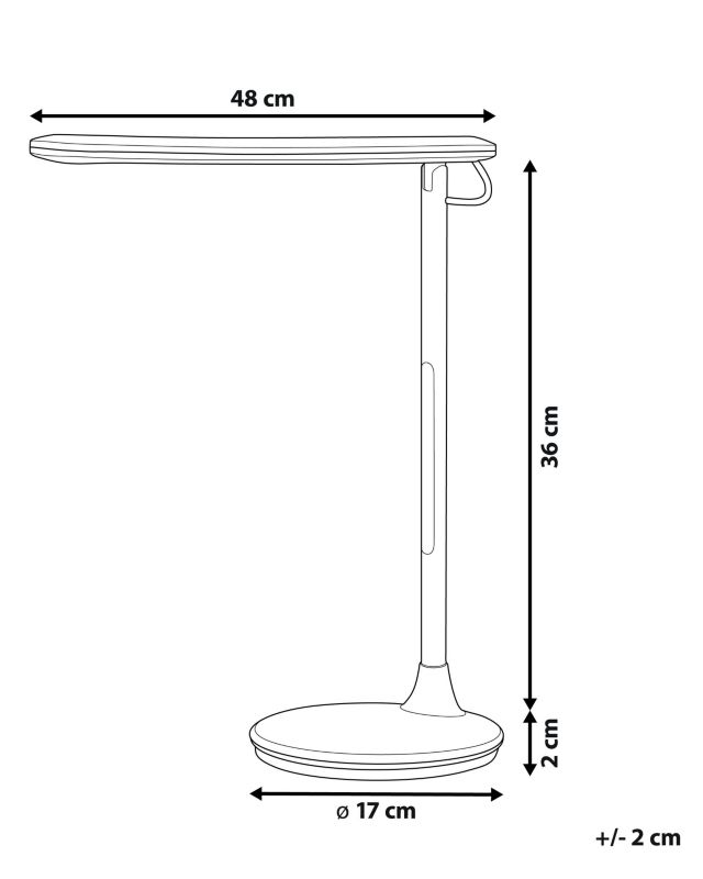 Lampa stołowa Draco Czarny 1szt.