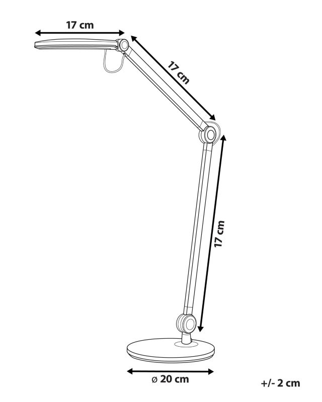 Lampa stołowa Eridanus Czarny 1szt.