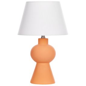Lampa stołowa Fabilos Ceramika Pomarańczowy 1szt.
