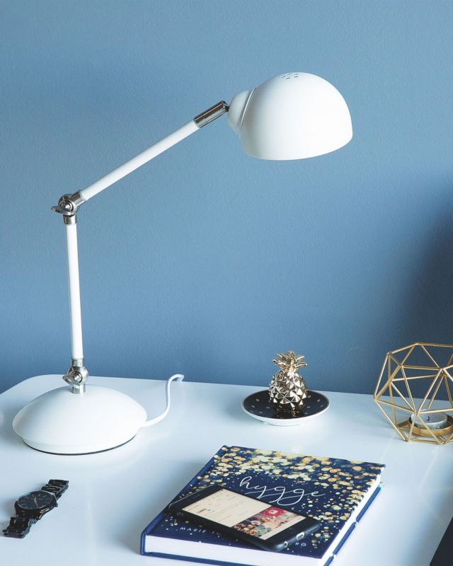Lampa stołowa Helmand Metal Biały 1 szt.