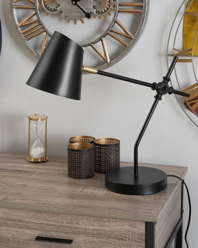 Lampa stołowa Horton Metal Czarny 1 szt.