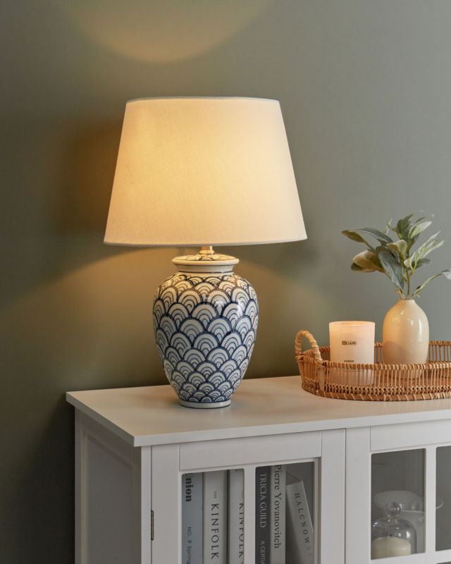 Lampa stołowa Jauca Porcelana Biały 1 szt.