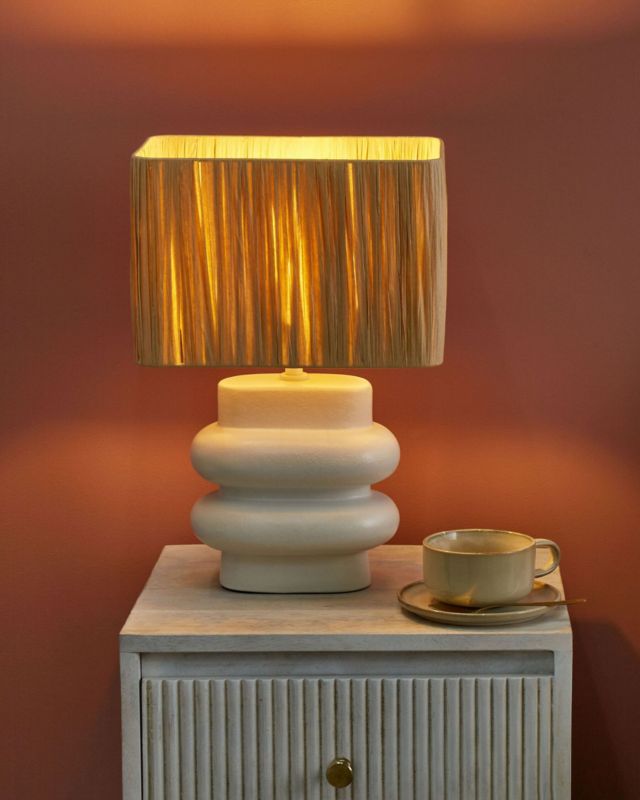 Lampa stołowa Judy Ceramika Biały 1 szt.