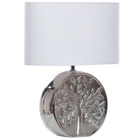 Lampa stołowa Kherlen Ceramika Srebrny 1szt.