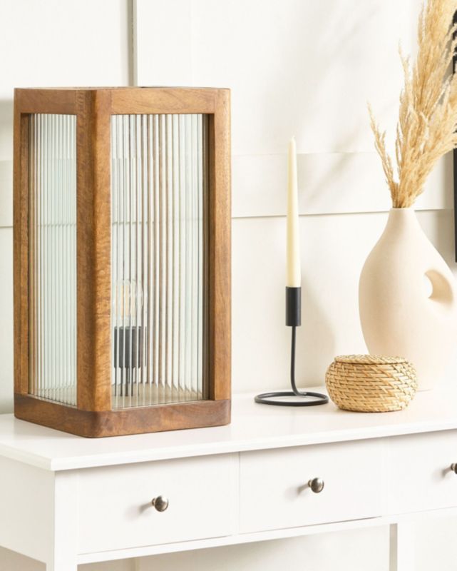 Lampa stołowa Kolidam Jasne drewno 1 szt.