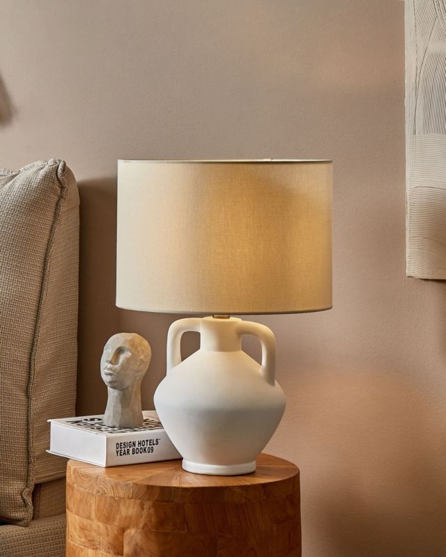 Lampa stołowa Labrada Ceramika Biały 1szt.