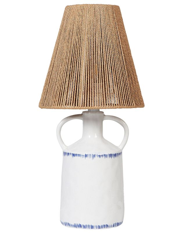 Lampa stołowa Larissos Ceramika Biały 1 szt.