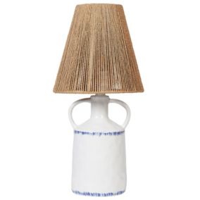 Lampa stołowa Larissos Ceramika Biały 1 szt.