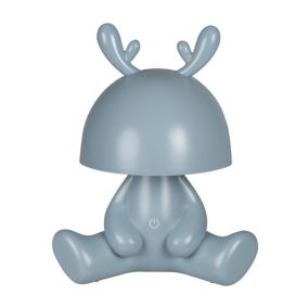 Lampa stołowa LED LightLogic LL DEER DIM BL 66361 dla dzieci jelonek USB niebieska 1 szt.