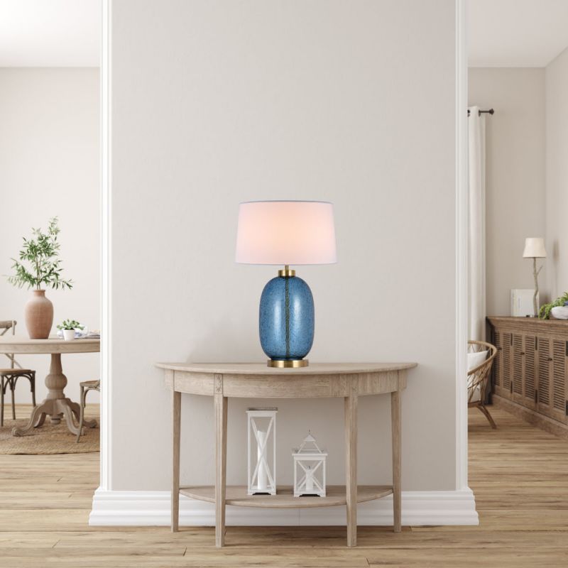 Lampa stołowa Light Prestige Amur  niebieska 1 x E27 1 szt.