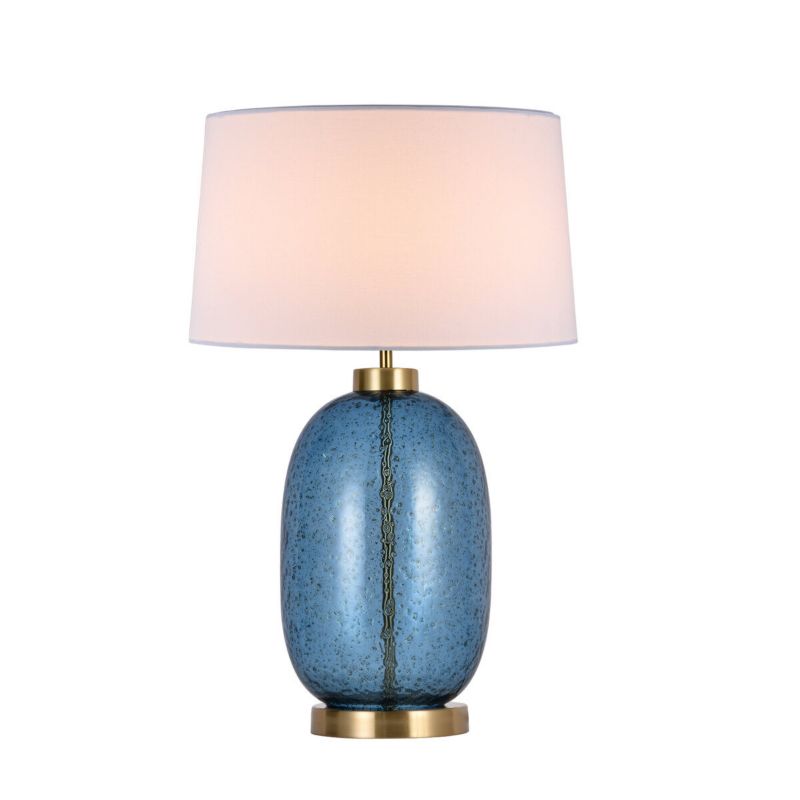 Lampa stołowa Light Prestige Amur  niebieska 1 x E27 1 szt.