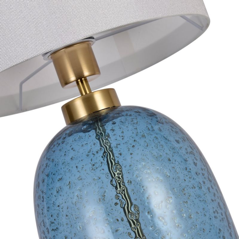 Lampa stołowa Light Prestige Amur  niebieska 1 x E27 1 szt.