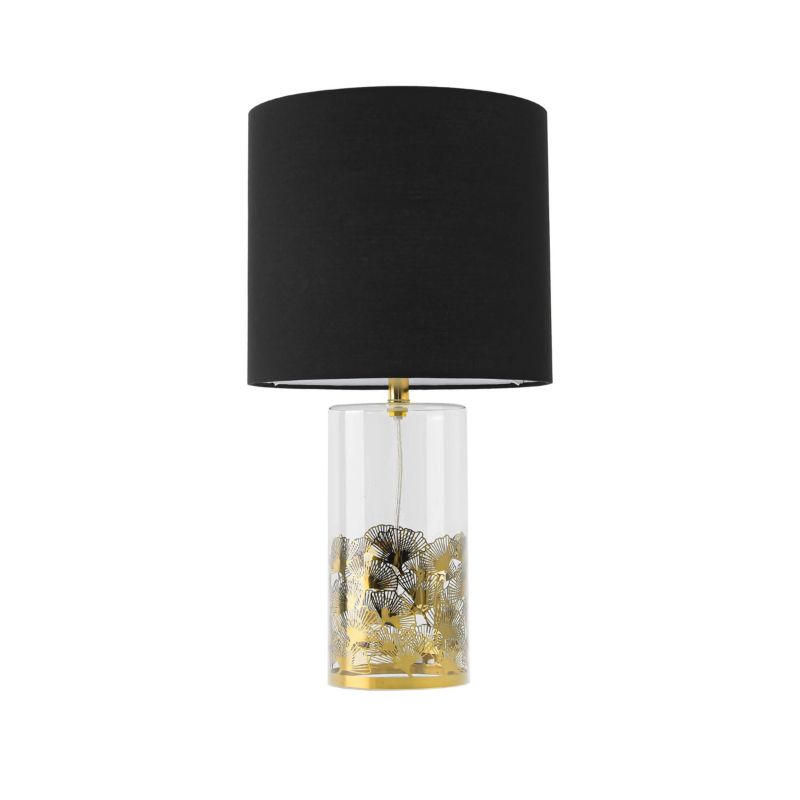 Lampa stołowa Light Prestige Sunflower transparentno - czarna 1 x E27 1 szt.