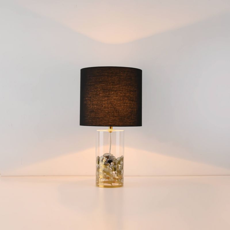 Lampa stołowa Light Prestige Sunflower transparentno - czarna 1 x E27 1 szt.