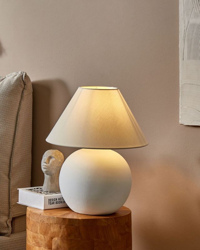 Lampa stołowa Limia Ceramika Złamana biel 1szt.