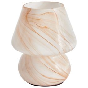 Lampa stołowa Lobo Szkło Beżowy 1 szt.