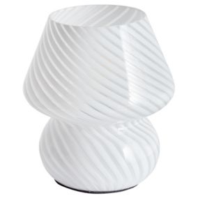 Lampa stołowa Lobo Szkło Biały 1szt.