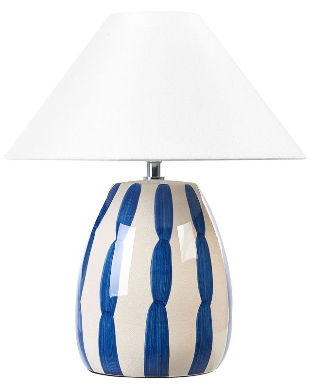 Lampa stołowa Luchetti Ceramika Niebieski 1szt.