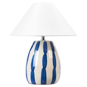 Lampa stołowa Luchetti Ceramika Niebieski 1szt.