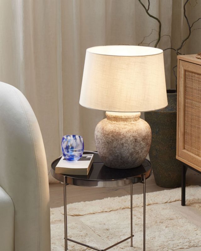 Lampa stołowa Mareb Ceramika Beżowy 1 szt.