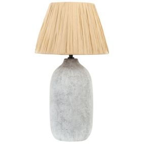 Lampa stołowa Matilde Ceramika Szary 1szt.