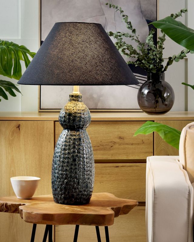 Lampa stołowa Matina Ceramika Czarny 1szt.