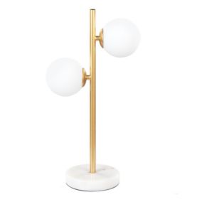 Lampa stołowa Medina Metal Złoty 1szt.