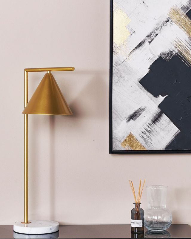 Lampa stołowa Mocal Metal Złoty 1 szt.