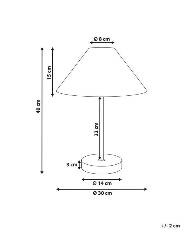 Lampa stołowa Momba Plecionka Czarny 1 szt.