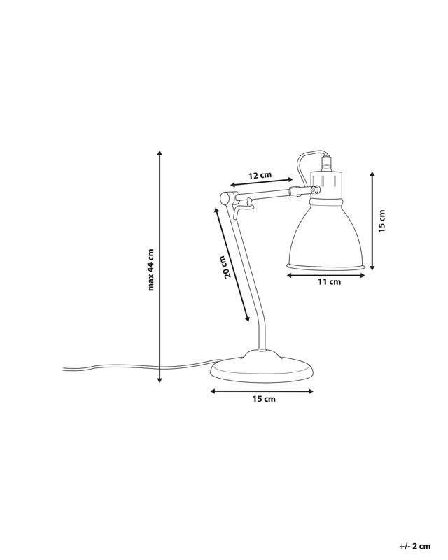 Lampa stołowa Monsan Metal Mosiężny 1 szt.