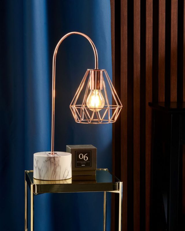 Lampa stołowa Mooni Metal Miedziany 1szt.