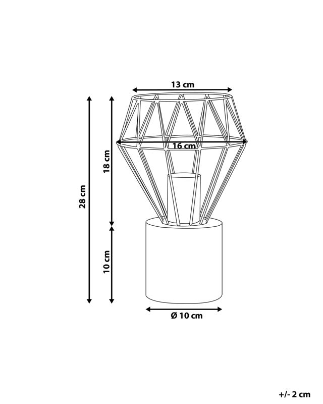 Lampa stołowa Mooni Metal Mosiężny 1szt.